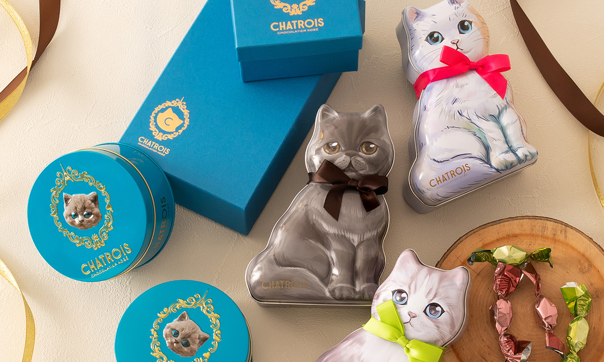 猫モチーフのお菓子画像