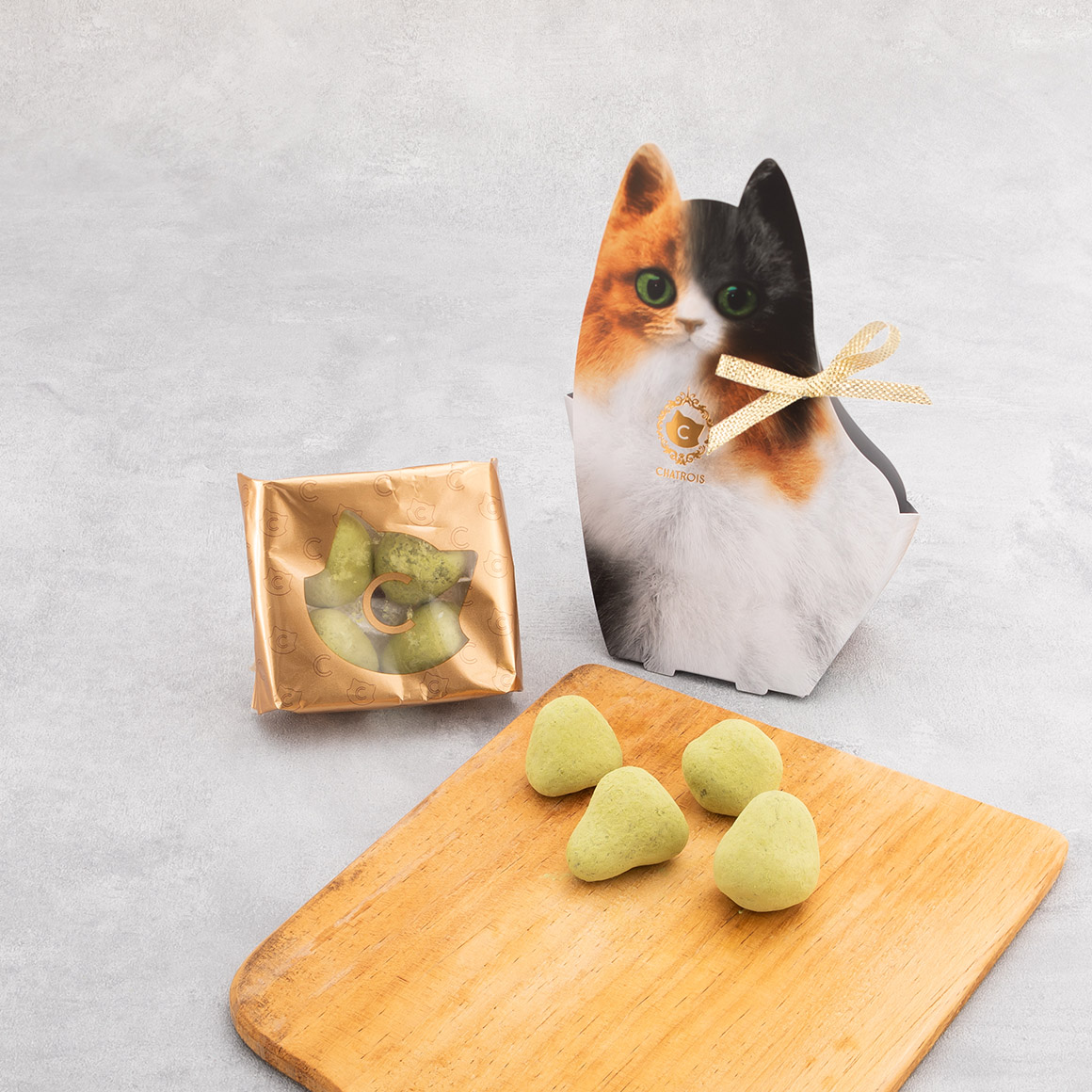 キトン・苺の牛乳ショコラ抹茶