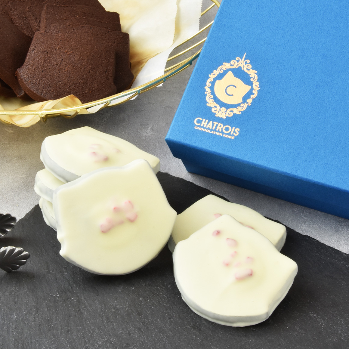 ✿№65✿ぐでねこチャンとじゃれねこチャン レジンパーツ 黒猫×チョコ 