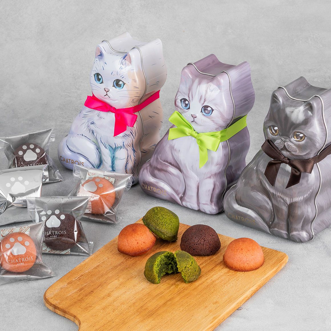 Otete～プチフィナンシェ～３種｜シャトロワ（CHATROIS）公式通販サイト｜３匹の猫とチョコレート洋菓子店