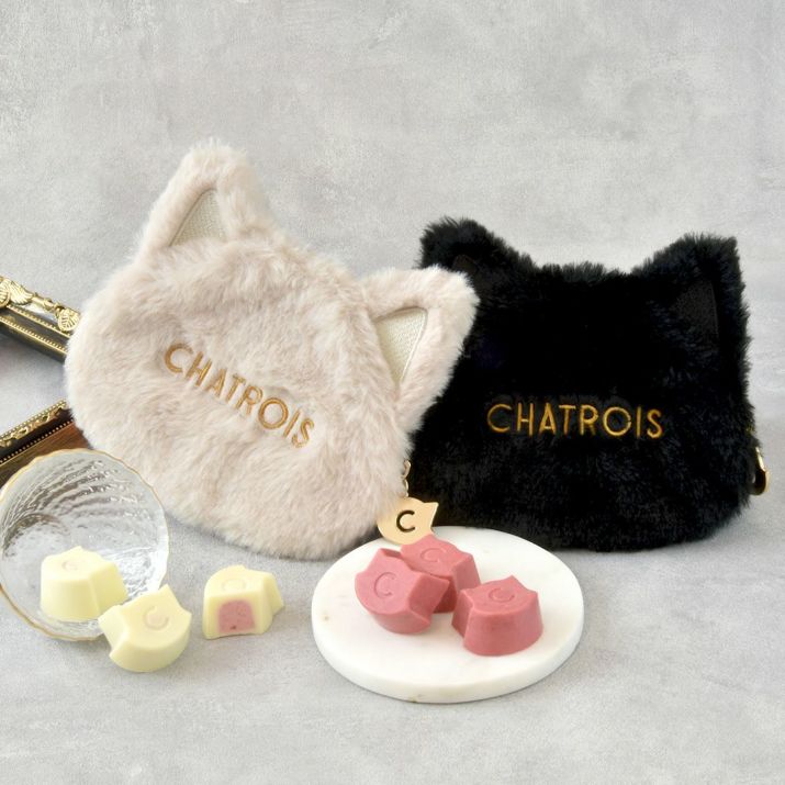 子猫のポーチ 苺ショコラの写真