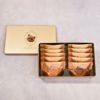金のフェイス缶Wサブレ３種１０枚　缶