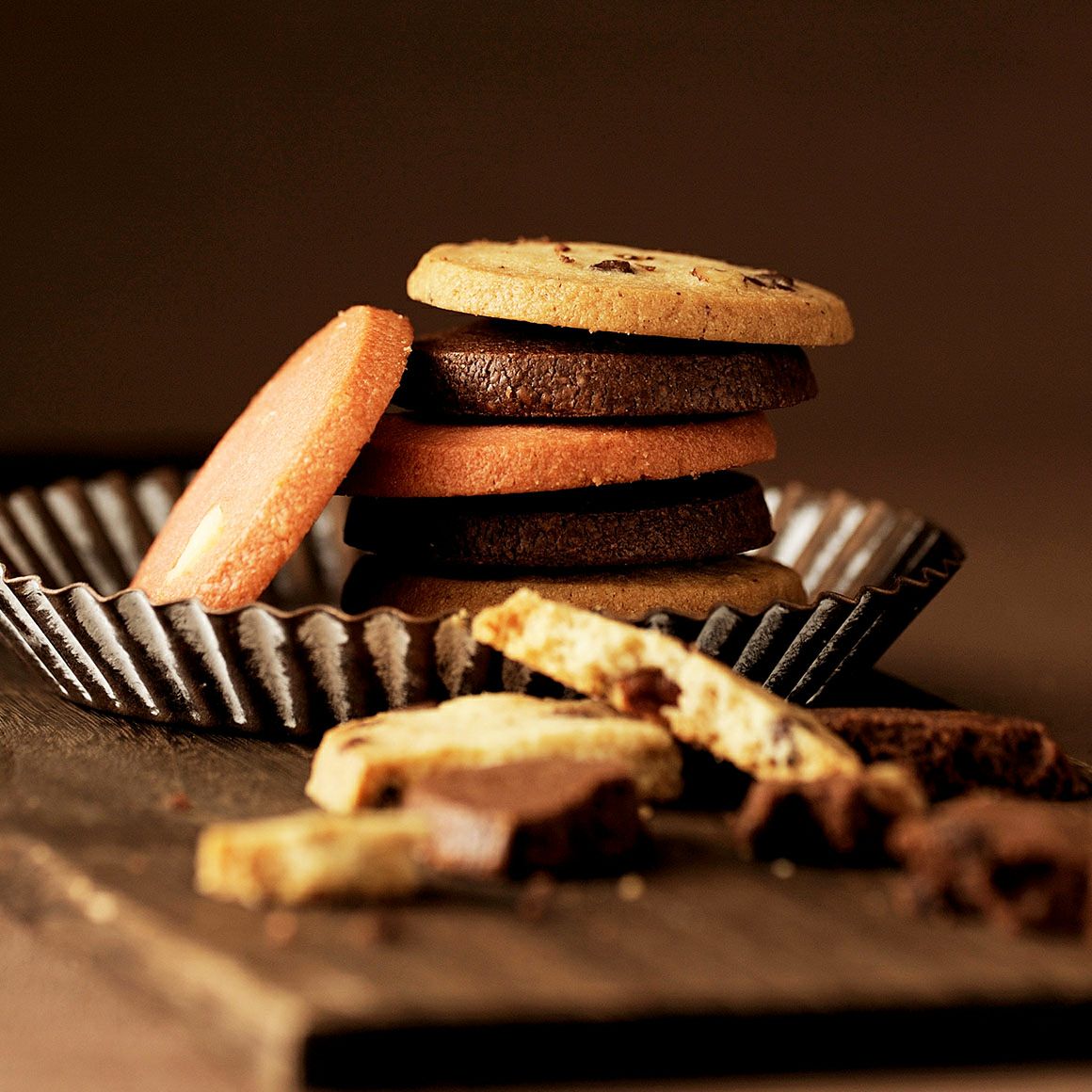 金のフェイス缶Wサブレ3種10枚入｜猫スイーツ・猫モチーフお菓子通販